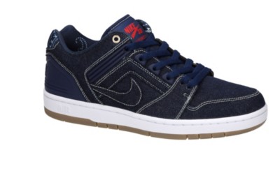 Nike Air Force II Low QS Skateschuhe Blue Tomato